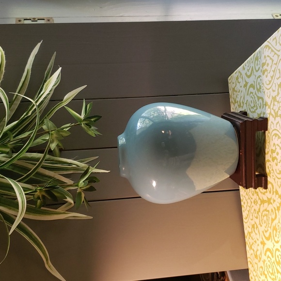 Table vase USA 7in round vtg - Picture 4 of 4